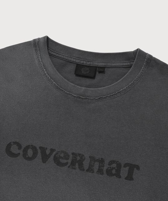 WOMEN OVERSIZED PIGMENT COOPER LOGO T-SHIRT