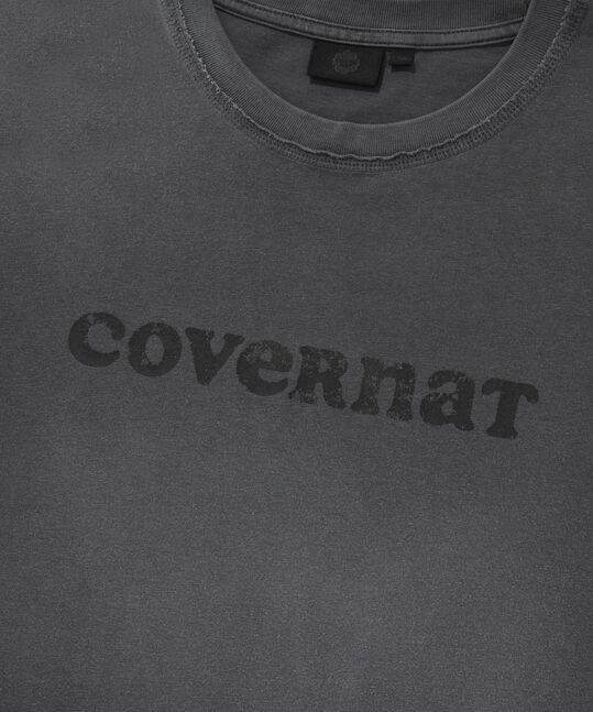 WOMEN OVERSIZED PIGMENT COOPER LOGO T-SHIRT