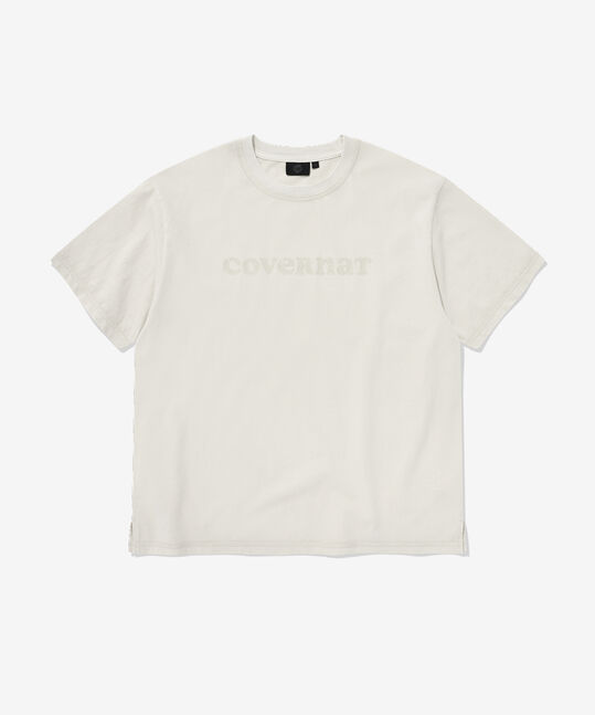 WOMEN OVERSIZED PIGMENT COOPER LOGO T-SHIRT
