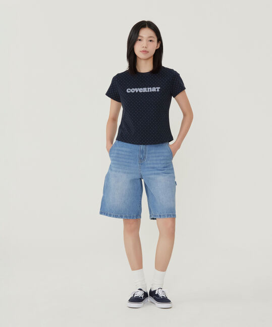 WOMEN COOPER LOGO SLIM FIT T-SHIRT