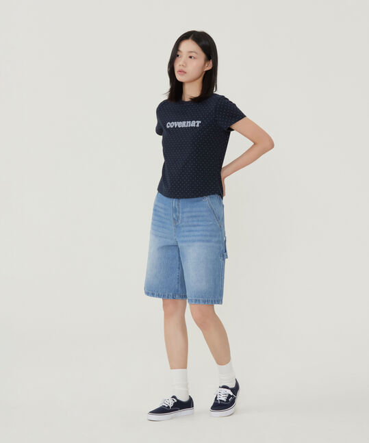 WOMEN COOPER LOGO SLIM FIT T-SHIRT
