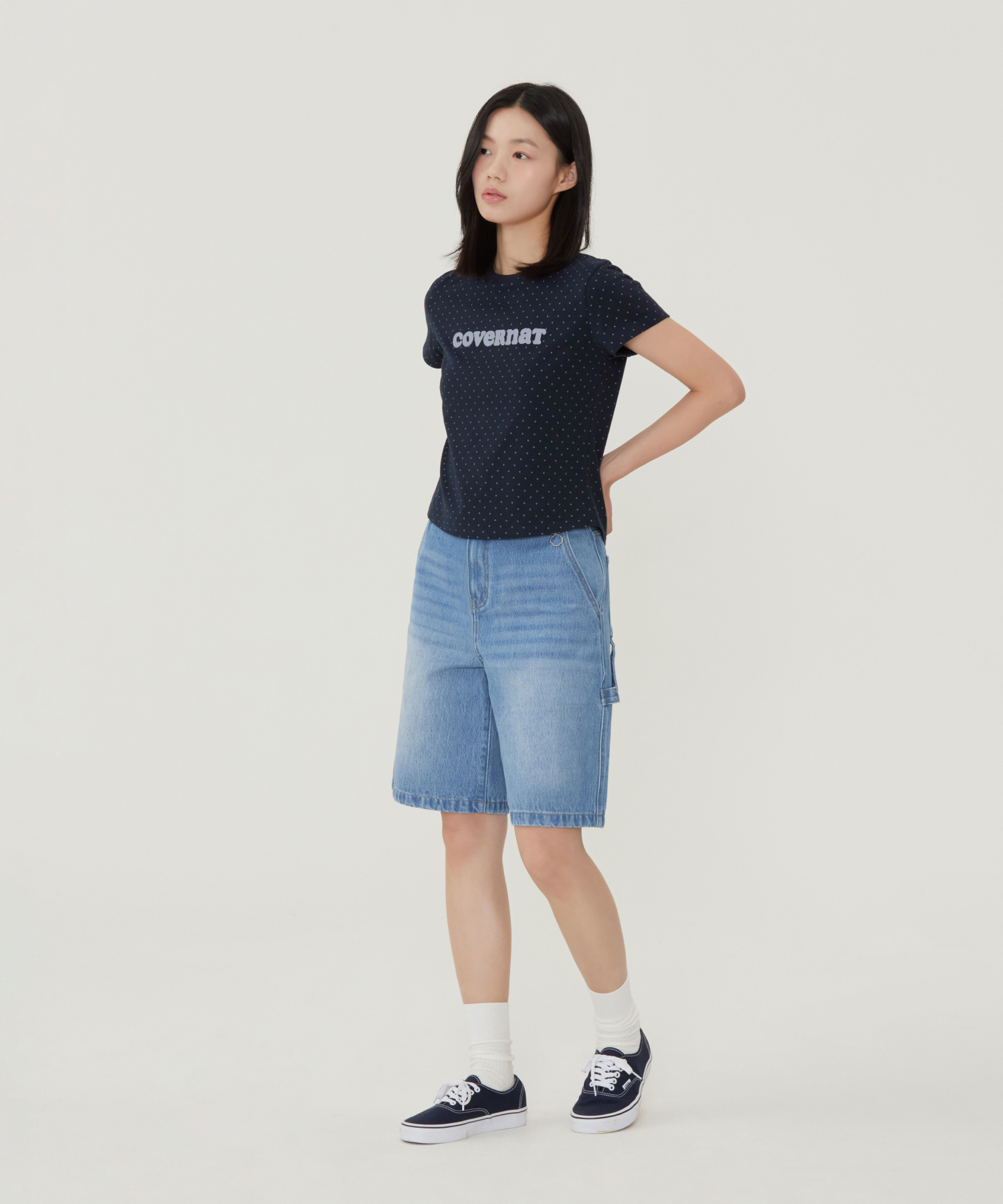 WOMEN COOPER LOGO SLIM FIT T-SHIRT