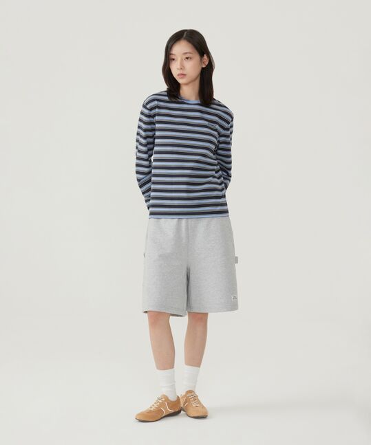 WOMEN MULTI-STRIPED LONG SLEEVE