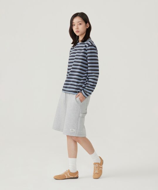 WOMEN MULTI-STRIPED LONG SLEEVE