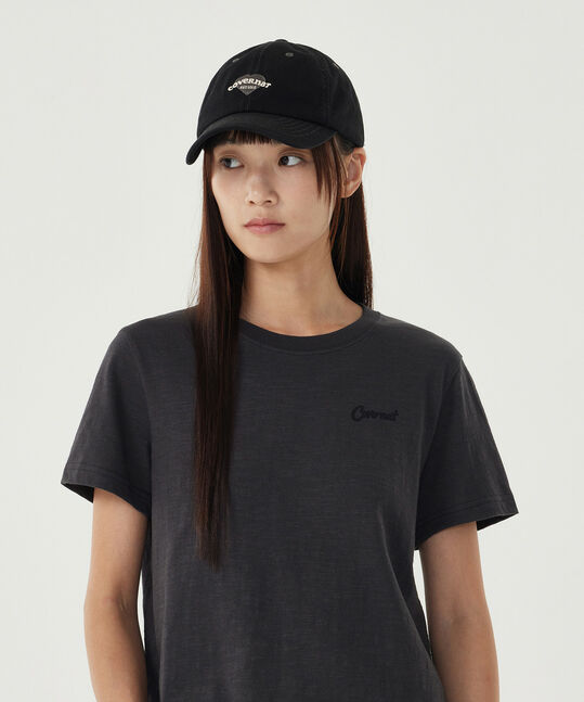 WOMEN CLOVER HEART COOPER LOGO BASIC STANDARD FIT BALL CAP