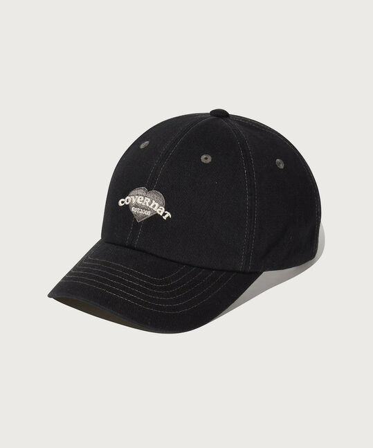 WOMEN CLOVER HEART COOPER LOGO BASIC STANDARD FIT BALL CAP