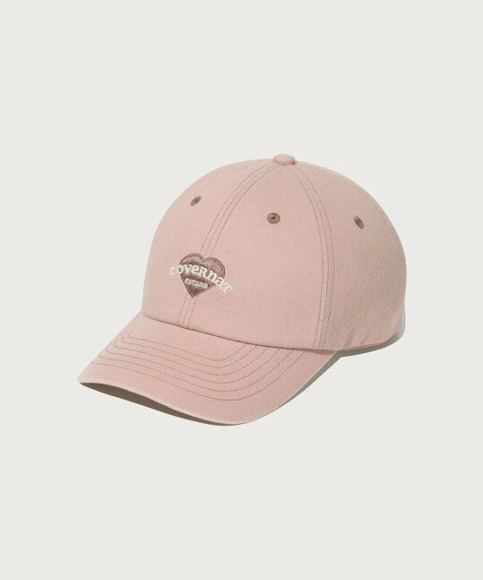 WOMEN CLOVER HEART COOPER LOGO BASIC STANDARD FIT BALL CAP