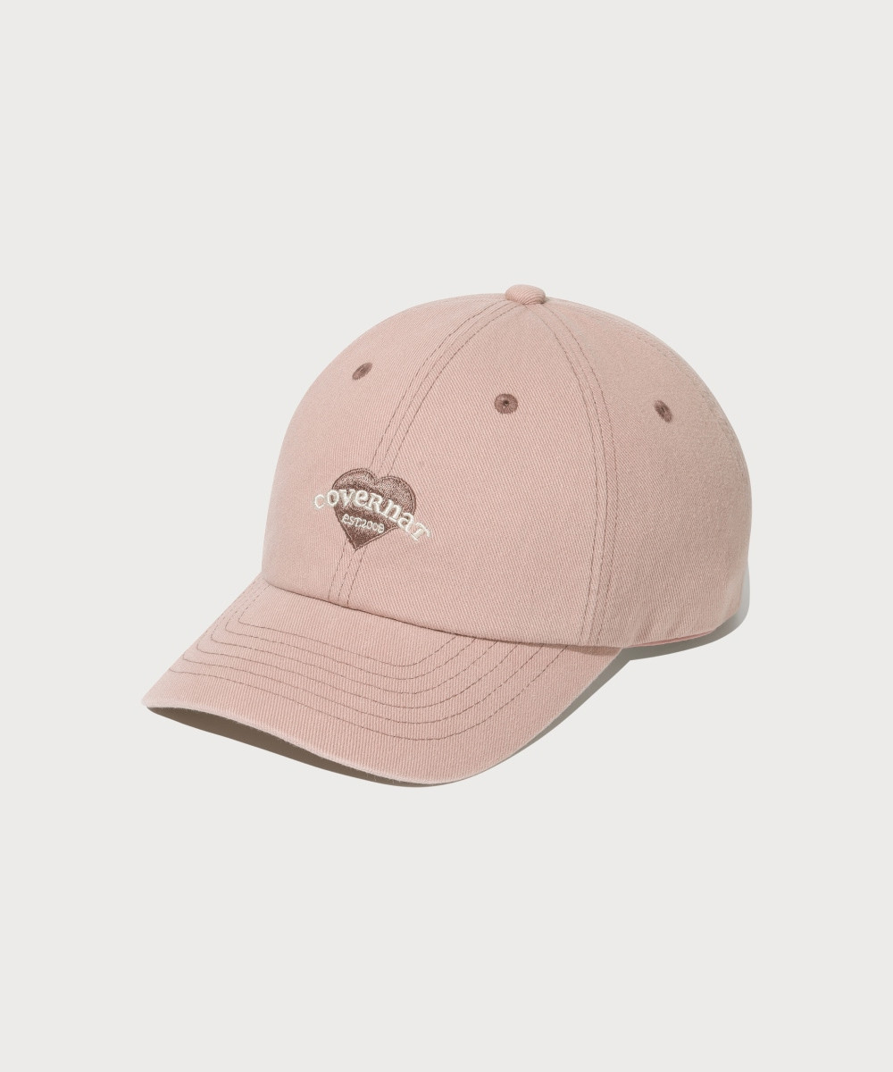 WOMEN CLOVER HEART COOPER LOGO BASIC STANDARD FIT BALL CAP
