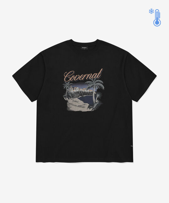 COOL COTTON TROPICAL GRAPHIC T-SHIRT