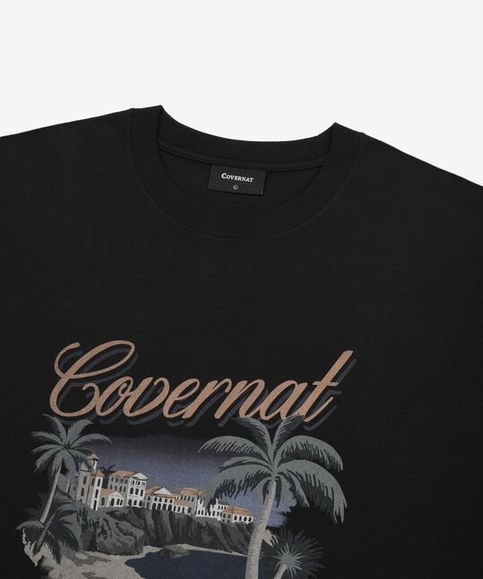 COOL COTTON TROPICAL GRAPHIC T-SHIRT