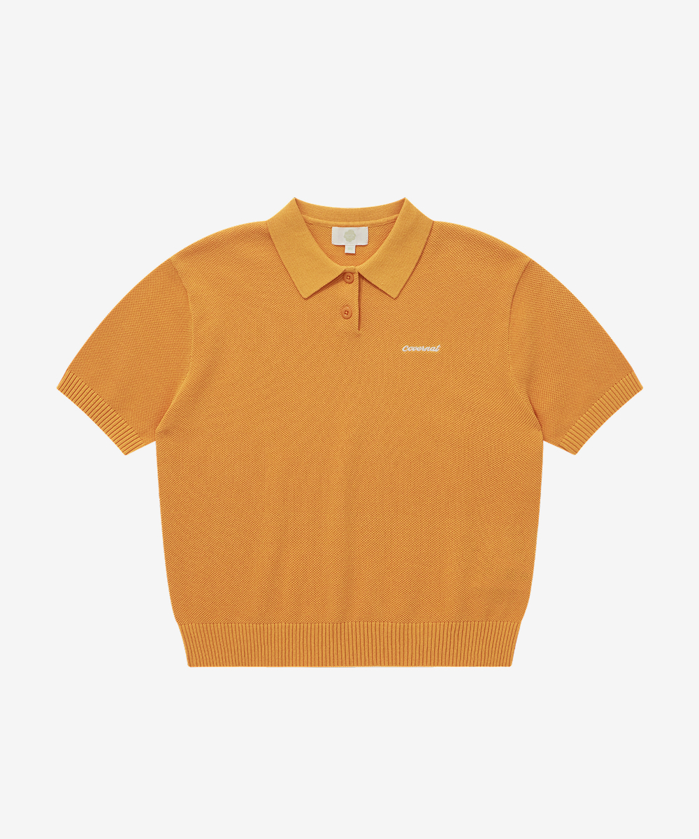 WOMAN COLLARED HALF KNIT