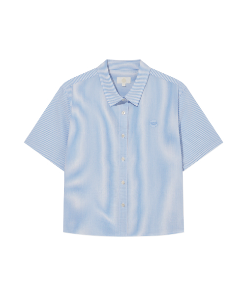 WOMAN SEERSUCKER HALF SHIRTS