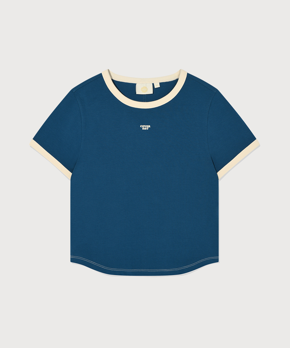 WOMAN BABY FIT RINGER T-SHIRT