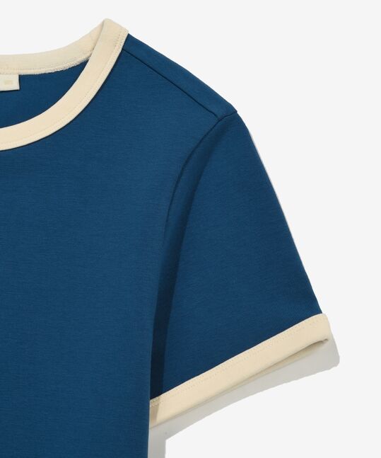 WOMAN BABY FIT RINGER T-SHIRT