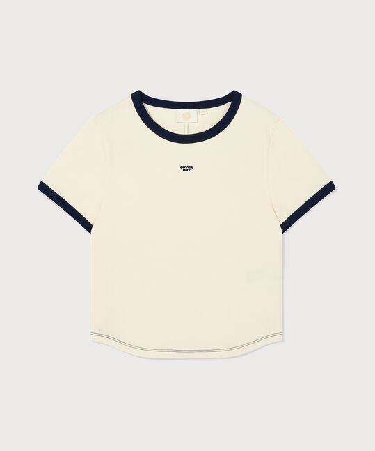 WOMAN BABY FIT RINGER T-SHIRT