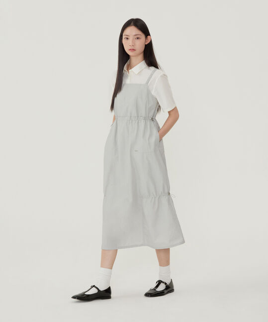 WOMAN LAYERED SLEEVELESS DRESS