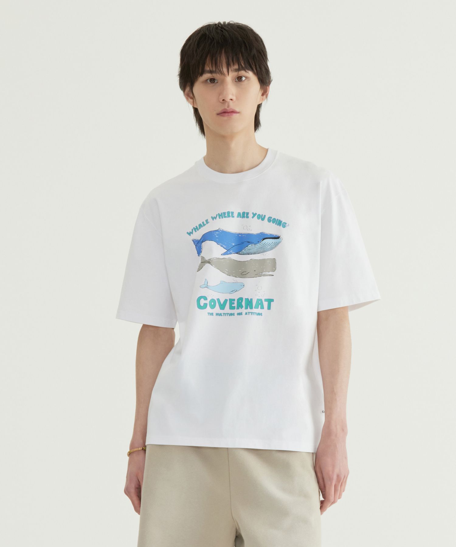 COOL COTTON WHALE GRAPHIC T-SHIRT
