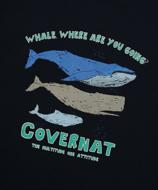 COOL COTTON WHALE GRAPHIC T-SHIRT