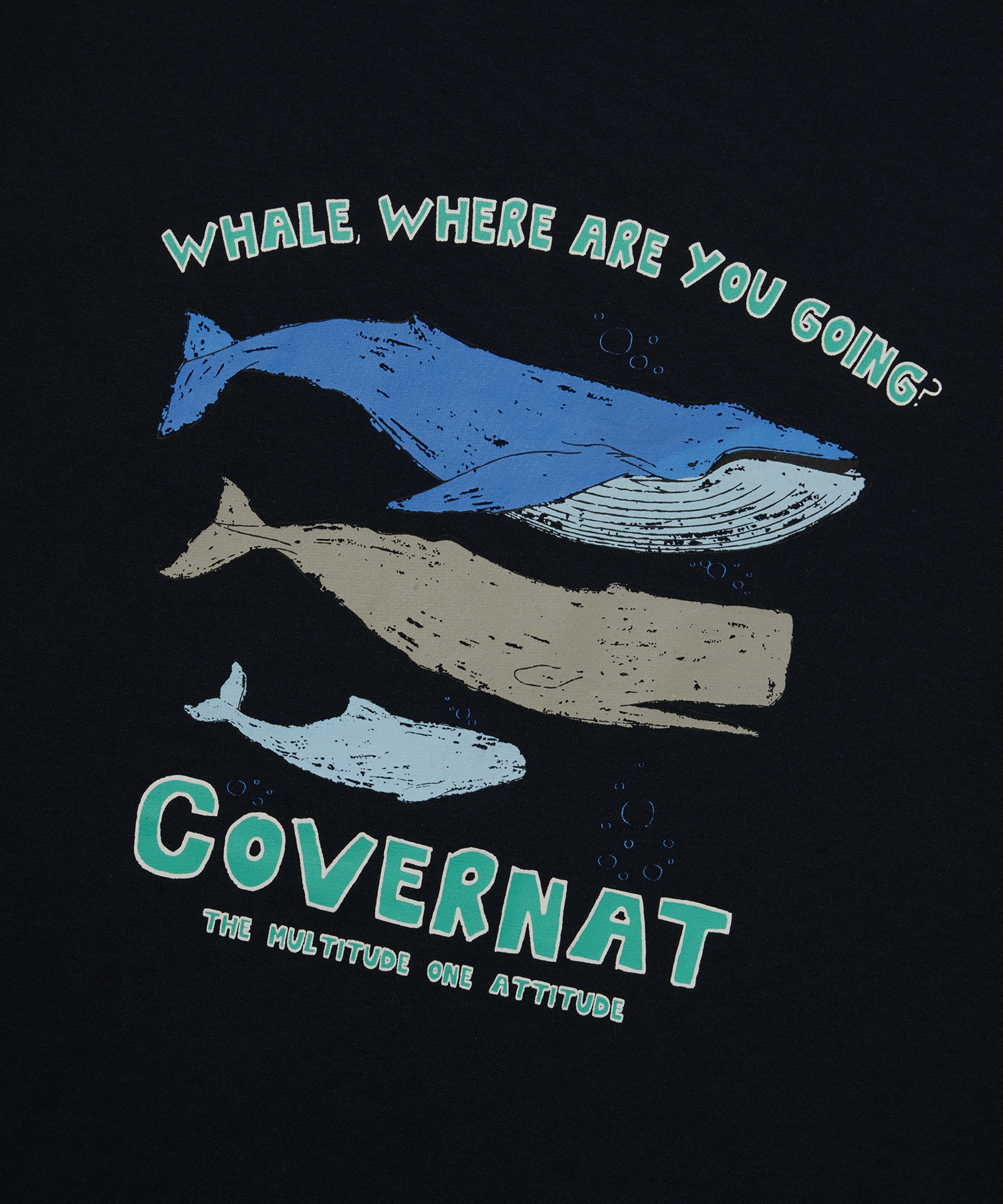 COOL COTTON WHALE GRAPHIC T-SHIRT