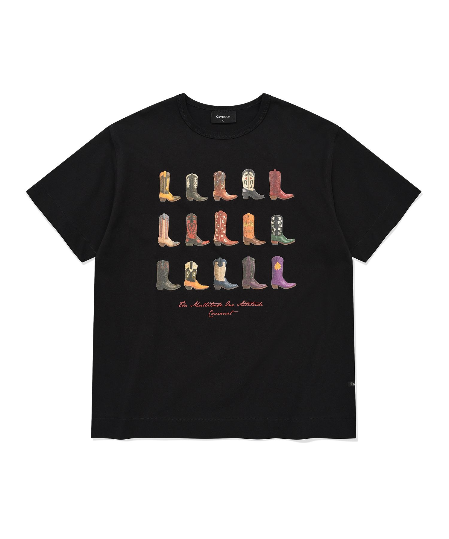WESTERN BOOTS GRAPHIC CROP T-SHIRT