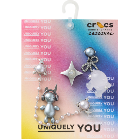 Silver Cute Punk 5 Pack