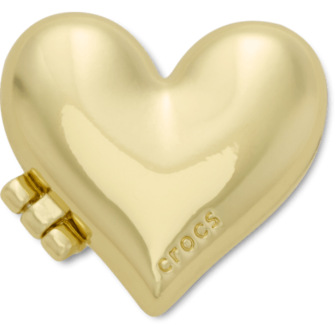 Gold Bubble Locket Heart