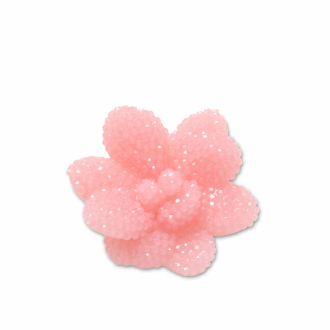 Beaded Pink Flower