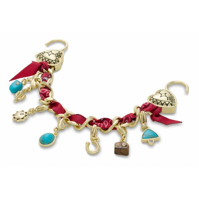 Gold Bandana Rivet Chain