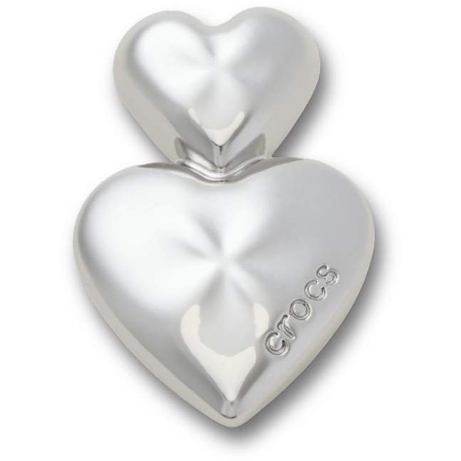 Silver Double Heart