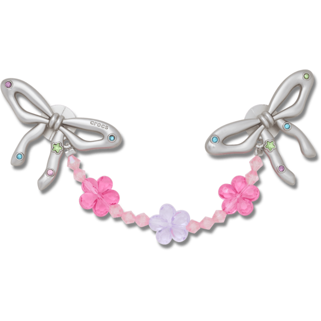 Silver Meta Flower Chain