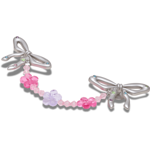 Silver Meta Flower Chain