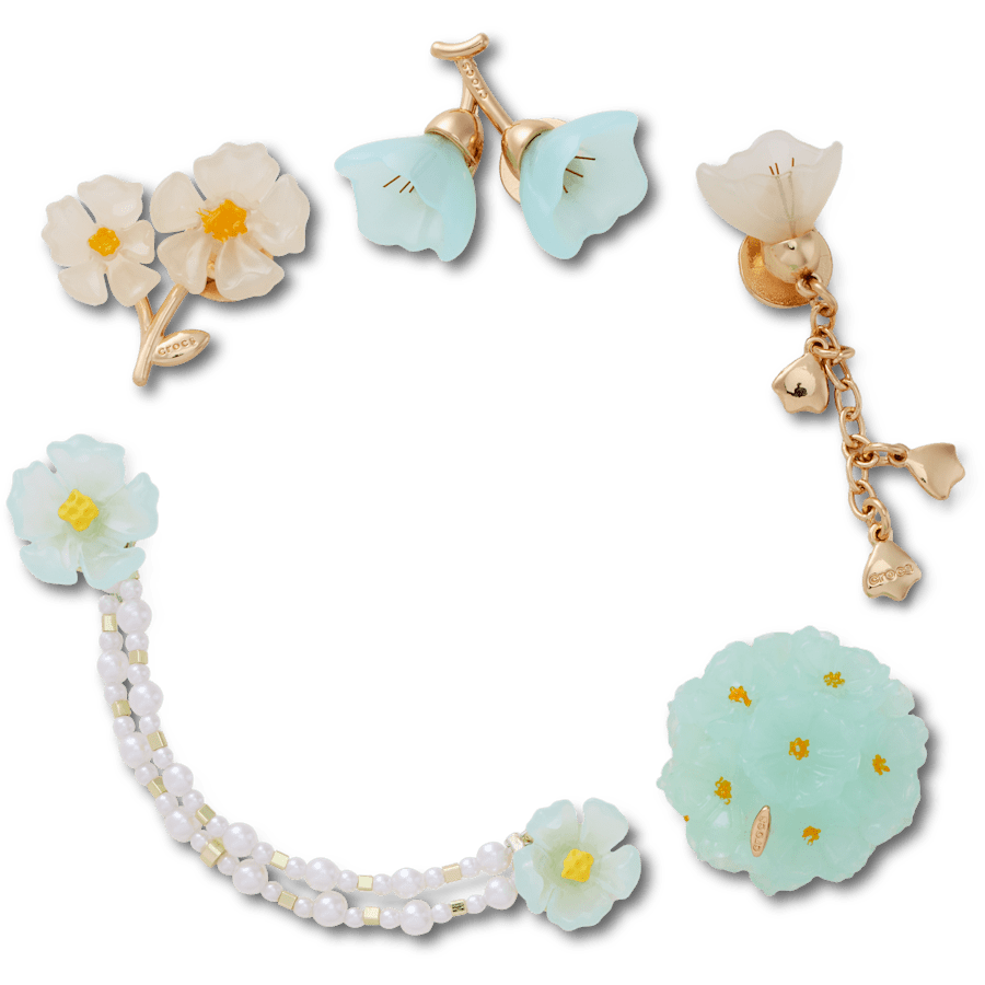 Blue Dainty Floral 5 Pack