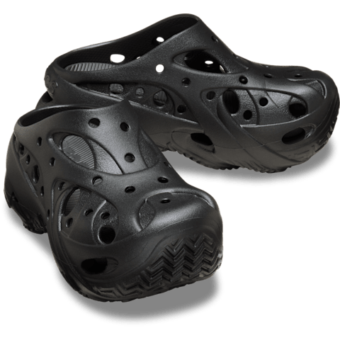 Caged Clog Blk