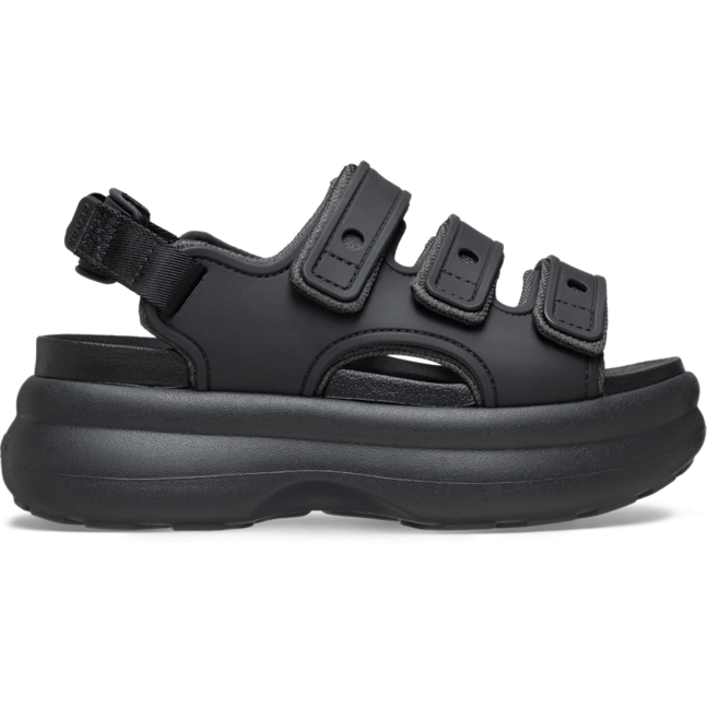 Soho Frosted Sport Sandal Blk