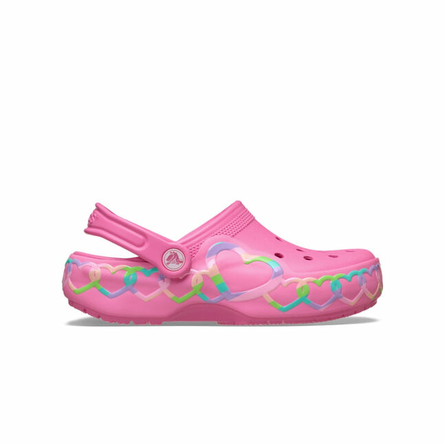 Classic Heart Lights Clog K PLem
