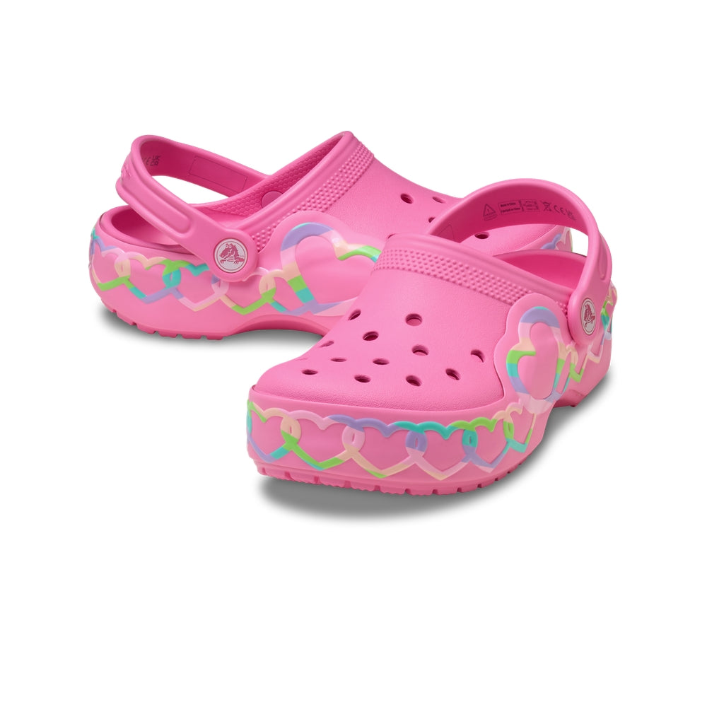 Classic Heart Lights Clog K PLem