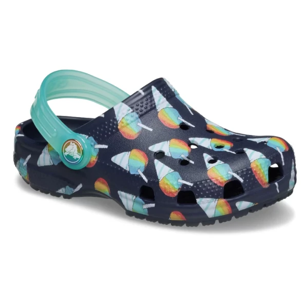 Classic Snow Cone Clog T Navy