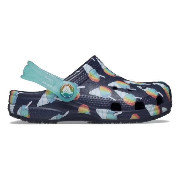 Classic Snow Cone Clog T Navy