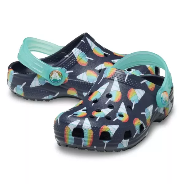 Classic Snow Cone Clog T Navy