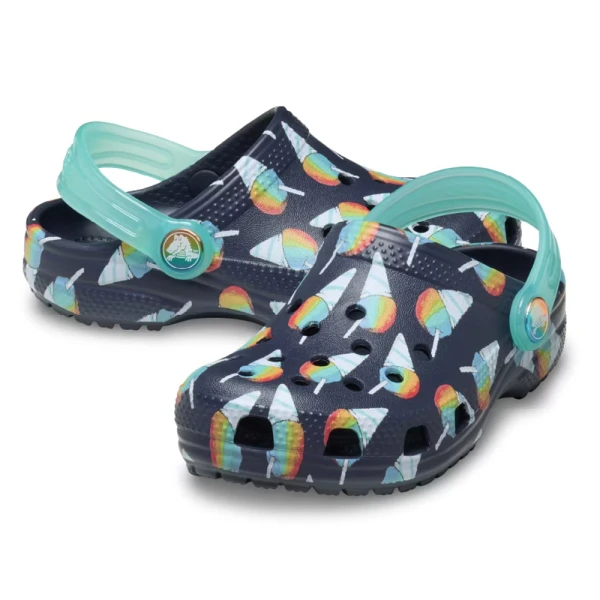 Classic Snow Cone Clog T Navy