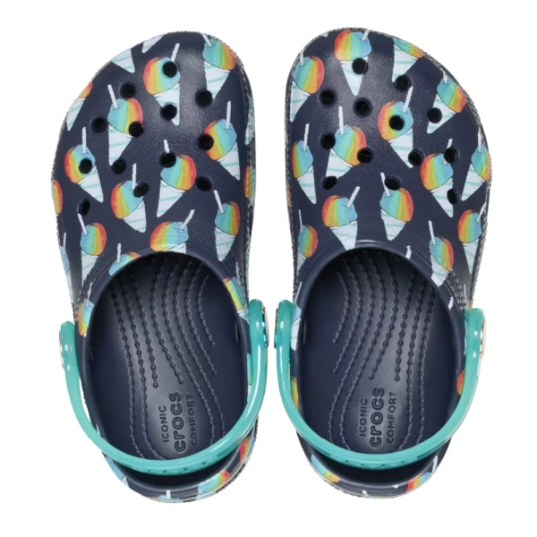Classic Snow Cone Clog T Navy