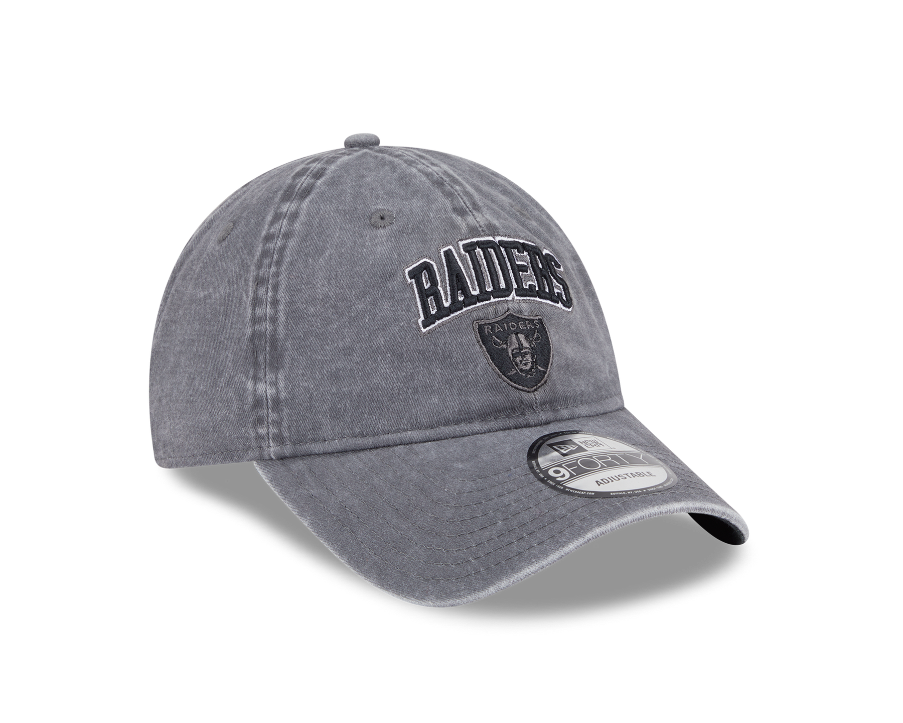 940UNST RAIDERS WEAR BLK LASRAI WASH GRY
