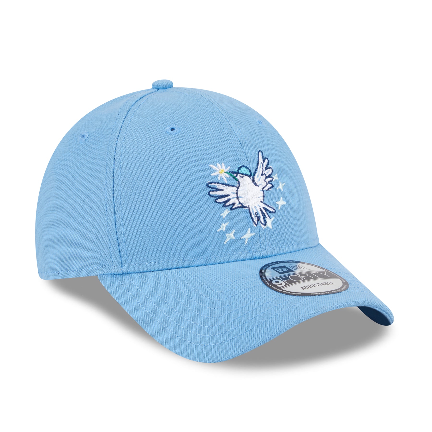 940 EARTH DAY PEACE LOGO SKY BLUE