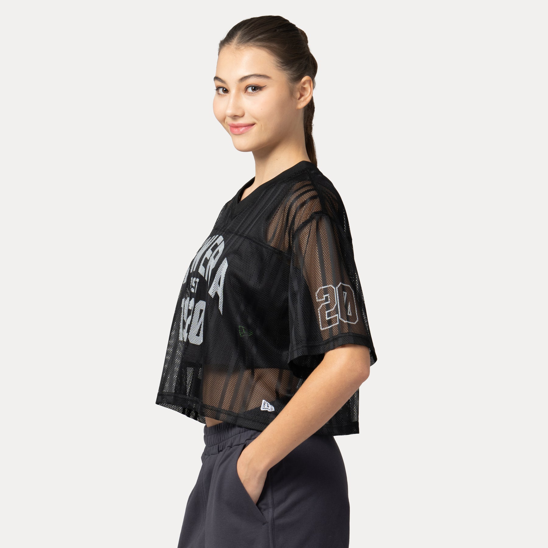 W CROP FT JERSEY STREET ARCHIVED BLACK