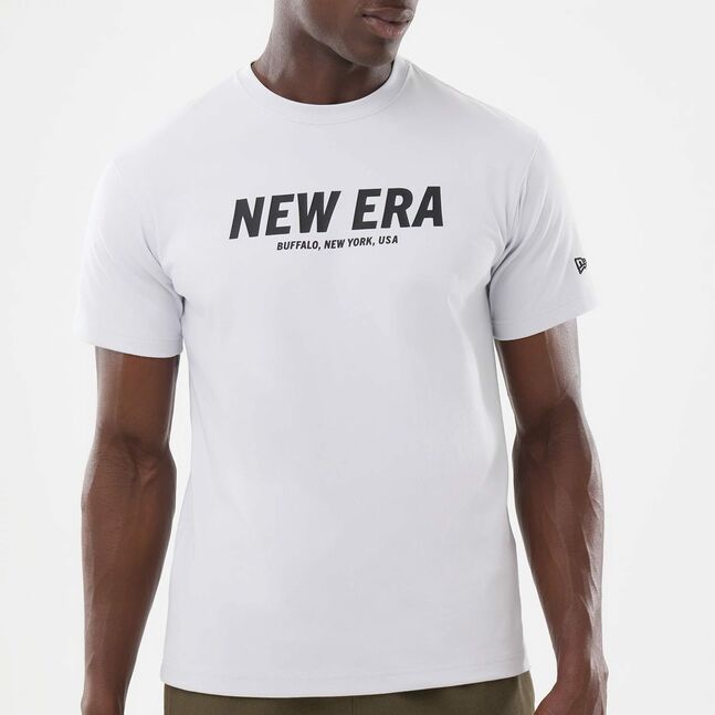 SS TEE NEW ERA BASIC SS26 SILVER SNOW
