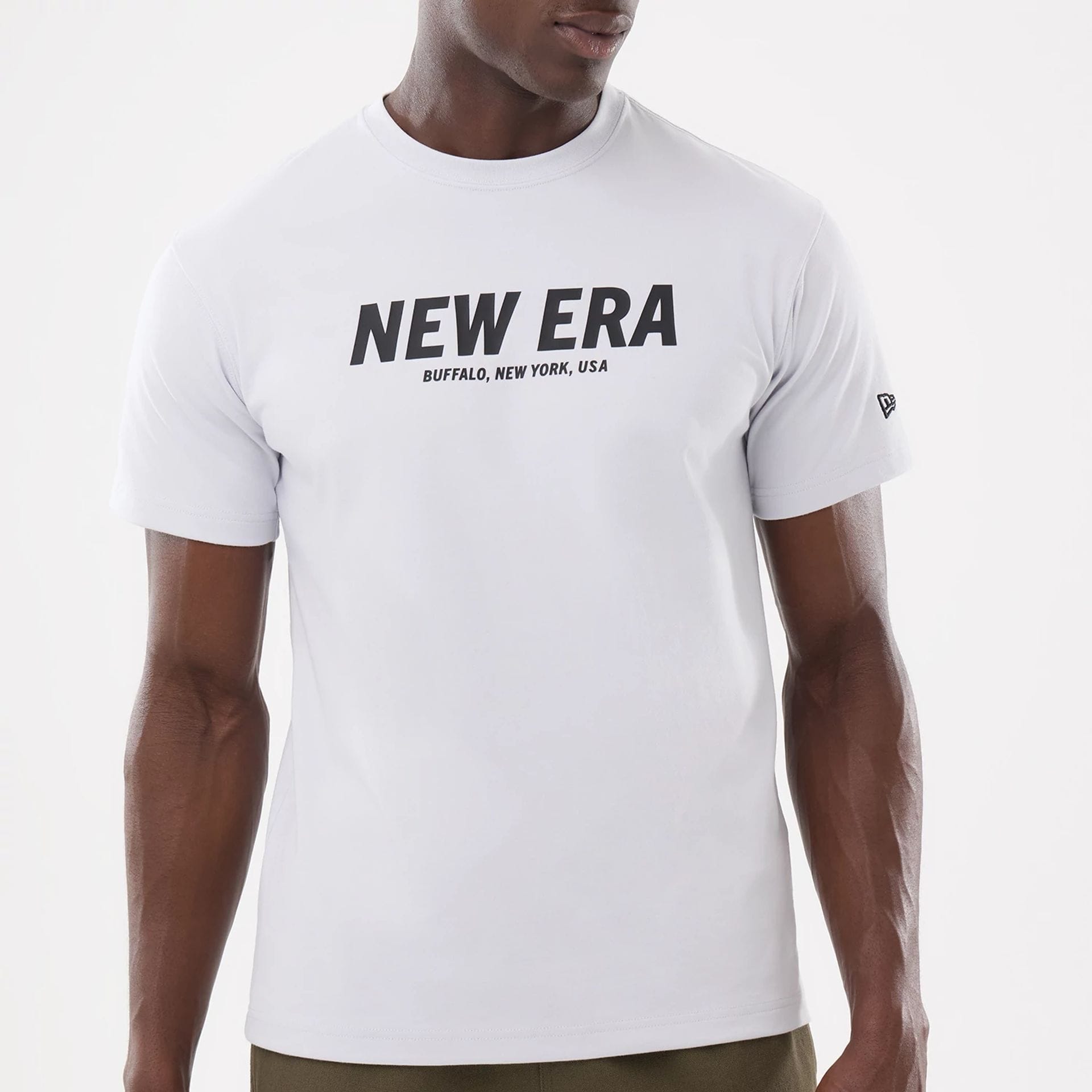 SS TEE NEW ERA BASIC SS26 SILVER SNOW