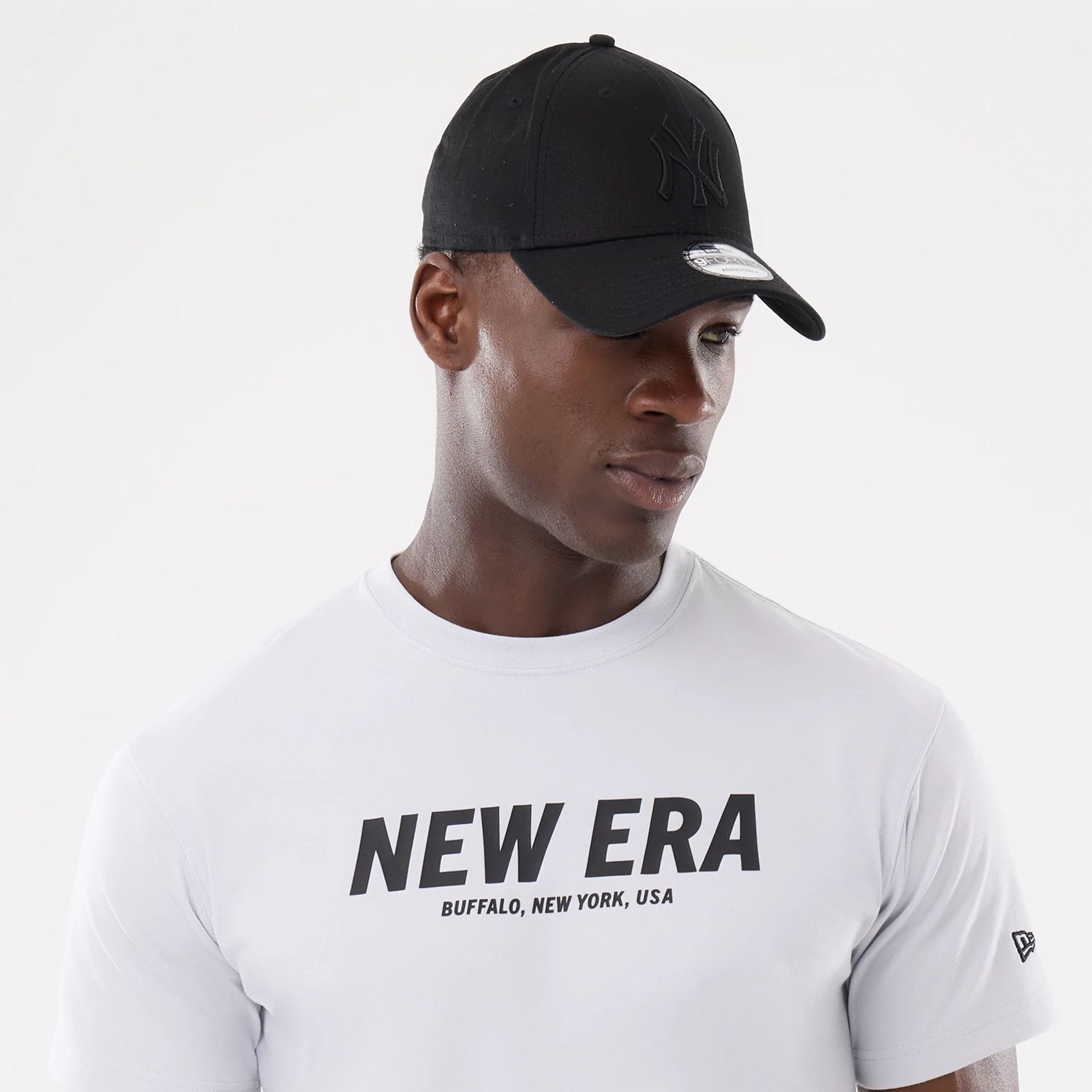 SS TEE NEW ERA BASIC SS26 SILVER SNOW