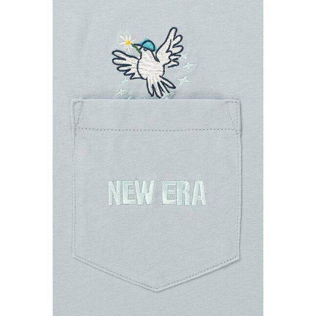 SS POCKET TEE EARTH DAY SS26 SOFT BLUE