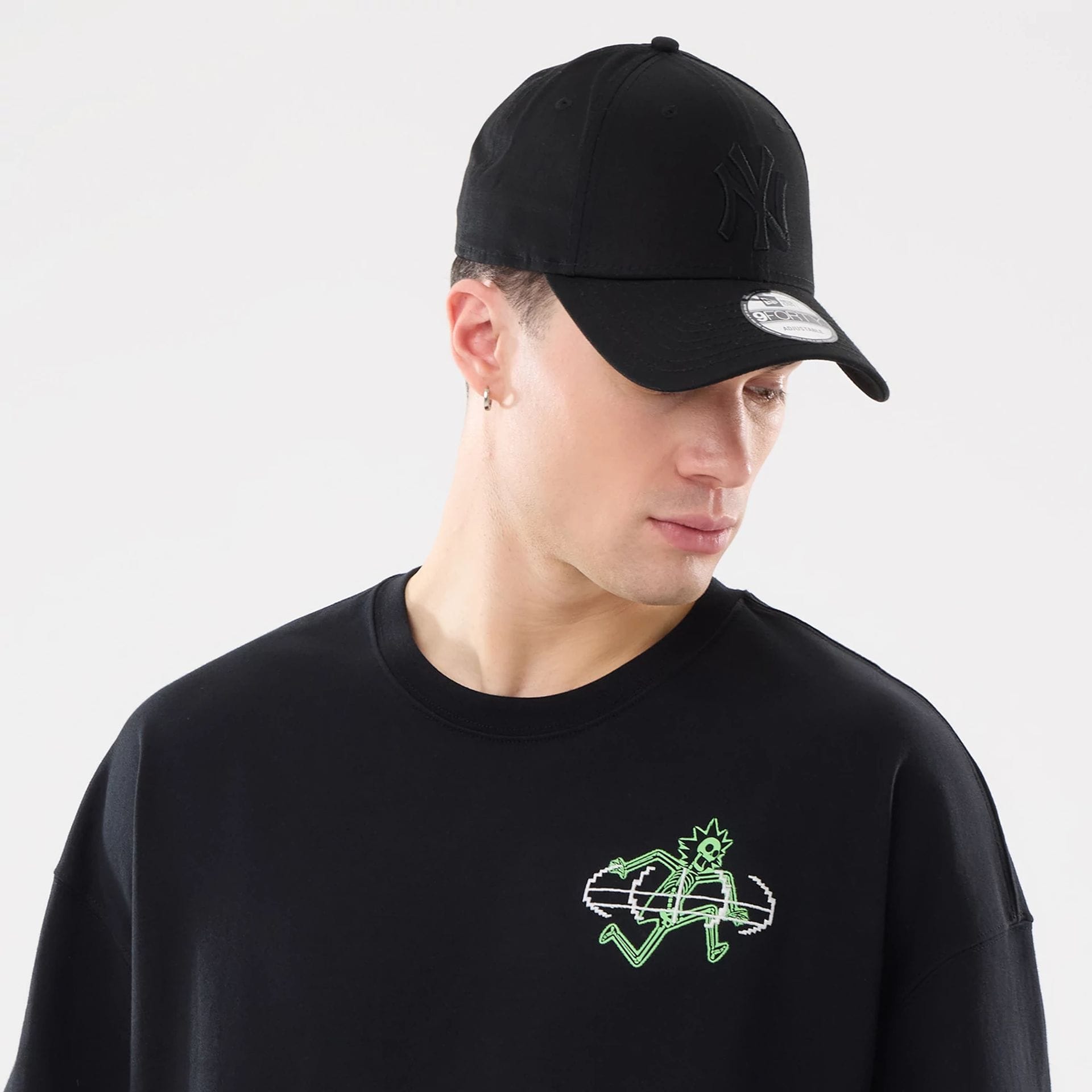 OV SS TEE RICK MORTY RICMTY CEBLACK