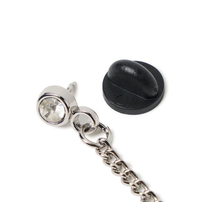 CAP CHAIN FLAG SIL INTL